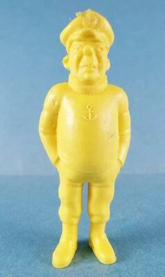 Tintin - Figurine Monochrome Esso Belgique - Lieutenant de Rastapopoulos (Jaune)