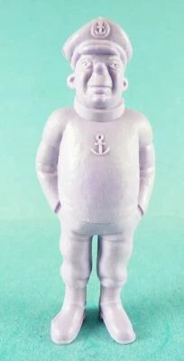 Tintin - Figurine Monochrome Esso Belgique - Lieutenant de Rastapopoulos (Mauve)