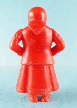 Tintin - Figurine Monochrome Esso Belgique - Mme Vleck (Rouge)