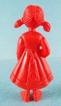 Tintin - Figurine Monochrome Esso Belgique - Nouchka (Rouge)