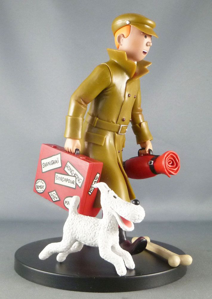Tintin - Figurine Plastique 17 cm ML 12 - Tintin & Milou Ils Arrivent!!  Le Petit Vingtième