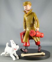 Tintin - Figurine Plastique 17 cm ML 12 - Tintin & Milou \ Ils Arrivent!!\  Le Petit Vingtième