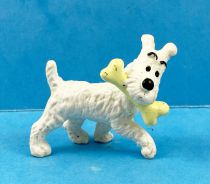 Tintin - Figurine PVC Bully (1990) - Milou \ tête sur le coté\ 