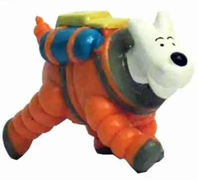 Tintin - Figurine pvc LU (1993) - On a march� sur la lune Milou