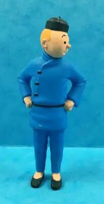 Tintin - Figurine PVC Moulinsart - Tintin d�guis� en Mandarin