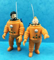 Tintin - Figurine PVC Moulinsart - Tintin et Haddock astronautes