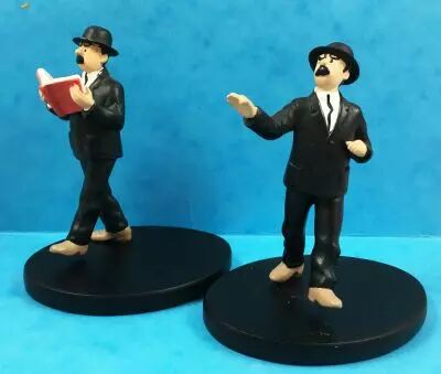 Tintin - Figurine R�sine Moulinsart - Les Dupond(t)