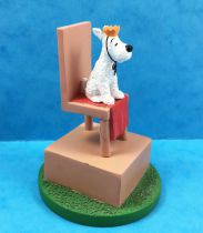 Tintin - Figurine Résine Moulinsart - Roi Milou sur le trône 