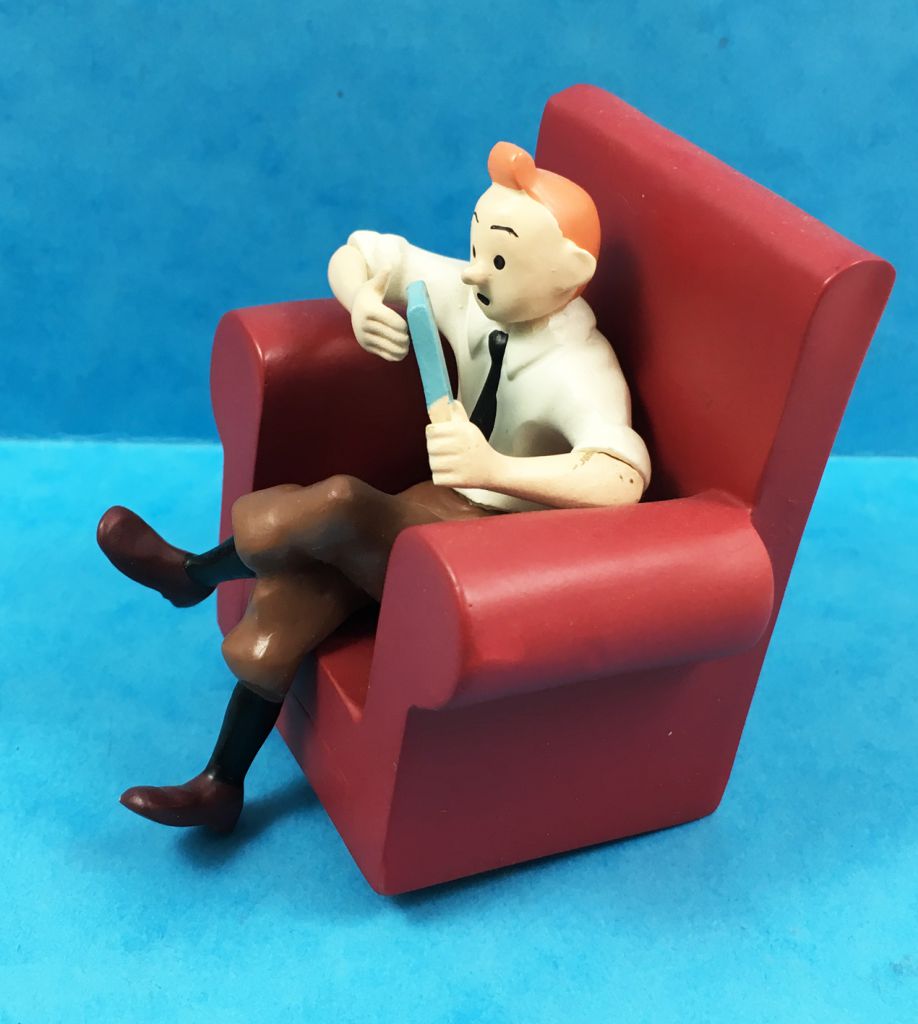 Figurine Tintin Fauteuil Rouge Moulinsart