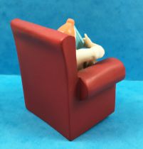 Tintin - Figurine Résine Moulinsart - Tintin dans son fauteuil