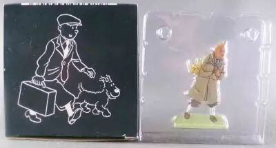 Tintin - Figurine Silhouette M�tal Les Archives Moulinsart Atlas R�f 2151 207 - Tintin Le Sceptre d\'Ottokar
