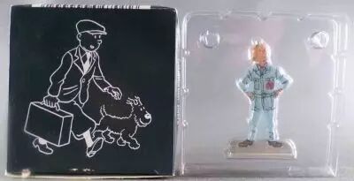 Tintin - Figurine Silhouette M�tal Les Archives Moulinsart Atlas R�f 2151 208 - Tintin Objectif Lune