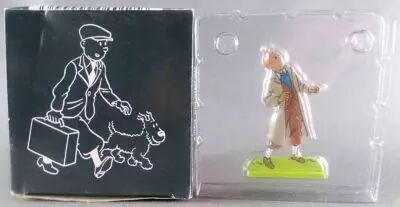Tintin - Figurine Silhouette M�tal Les Archives Moulinsart Atlas R�f 2151 211 - Tintin Les 7 Boules de Crystal