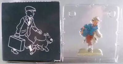 Tintin - Figurine Silhouette M�tal Les Archives Moulinsart Atlas R�f 2151 213 - Tintin Coke en Stock