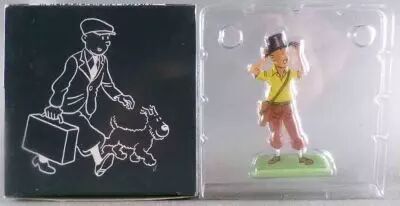 Tintin - Figurine Silhouette M�tal Les Archives Moulinsart Atlas R�f 2151 214 - Tintin Les Cigares du Pharaon