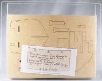 Tintin - Hachette - La Licorne Maquette Bois Echelle 1/72 Pi&egrave;ces N&deg;1 Neuve en Boite