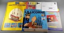 Tintin - Hachette - The Unicorn Naval Ship Wooden Model Kit 1:32 Parts #1 Mint in Box 2