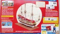 Tintin - Hachette - The Unicorn Naval Ship Wooden Model Kit 1:72 Parts #1 Mint in Box