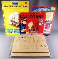 Tintin - Hachette - The Unicorn Naval Ship Wooden Model Kit 1:72 Parts #2 Mint in Box