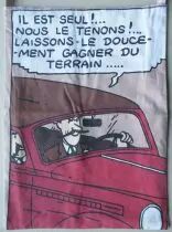 Tintin - Herge Excl TL 1991 - Sac Bandoulière Tissus imprimé 40x30cm Sceptre d\'Ottokar La Poursuite