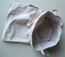 Tintin - Herge Excl TL 1991 - Sac Bandoulière Tissus imprimé 45x30cm Sceptre d\'Ottokar Blason