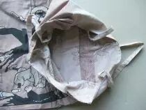 Tintin - Herge Excl TL 1991 - Sac Epaule Tissus imprimé 44x39cm Sceptre d\'Ottokar La Moto