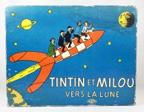 Tintin - Jeu de société Noël Montbrison 1969 - Tintin et Milou vers la Lune