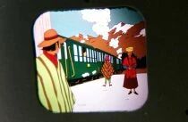 Tintin - Le Temple du Soleil - 3 Disques View-Master 3D sans Pochette R&eacute;f. B 542 -F