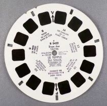 Tintin - Le Temple du Soleil - 3 Disques View-Master 3D sans Pochette R&eacute;f. B 542 -F