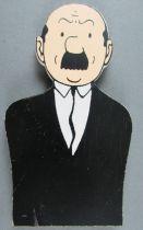 Tintin - Magnet Buste Bois Trousselier - Dupond