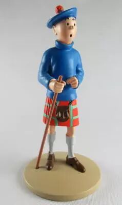 Tintin - Moulinsart Official Figure Collection - #022 Tintin in a kilt