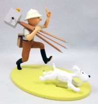 Tintin - Moulinsart Official Figure Collection - #HS4 Tintin filmmaker with Snowy in Congo