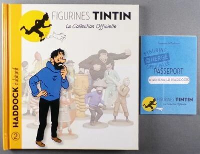 Tintin - Moulinsart Official Figure Collection - Book + Blue Passport #002 Haddock Doubtful 2