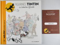 Tintin - Moulinsart Official Figure Collection - Book + Passport #006 Snowy with bone