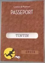 Tintin - Moulinsart Official Figure Collection - Book + Passport #007 Tintin on the Moon