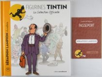 Tintin - Moulinsart Official Figure Collection - Book + Passport #011 Séraphin Lampion with suitcase