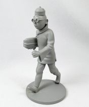 Tintin - Moulinsart Official Figure Collection - HS Tintin Blue Lotus (Monochom Grey) 