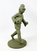 Tintin - Moulinsart Official Figure Collection - HS Tintin Blue Lotus (Monochom Khaki) 