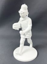 Tintin - Moulinsart Official Figure Collection - HS Tintin Blue Lotus (Monochom White) 