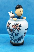 Tintin - Moulinsart PVC Figure - Tintin & Snowy in the jar