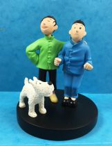 Tintin - Moulinsart Resin Figure - Tintin and Chiang \ Brotherhood\ 