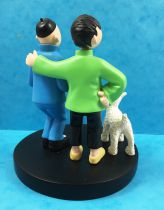 Tintin - Moulinsart Resin Figure - Tintin and Chiang \ Brotherhood\ 