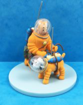 Tintin - Moulinsart Scene Collector Set - Tintin & Snowy Cosmonauts