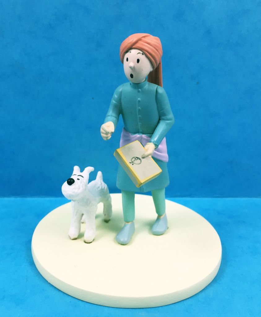  Collectible Figurine Tintin and Snowy in Cigars of The