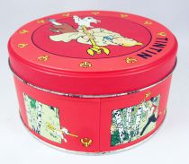 Tintin - Moulinsart Tin Cookie Box (Round) - The Scepter of Ottokar