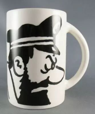 Tintin - Mug Tasse C�ramique Blanche - Haddock