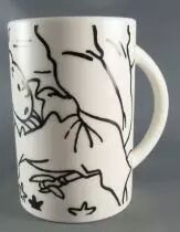Tintin - Mug Tasse Céramique Blanche - Tintin & Milou