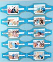 Tintin - Murillo Cigar Ring - Coke in Stock Complete Set o 10 Pieces (Blue/Gold)