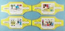 Tintin - Murillo Cigar Ring - The Blue Lotus Complete Set c 10 Pieces (Yellow/Silver)