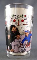 Tintin - Mustard glass Amora 1994 - Tintin The Black Island